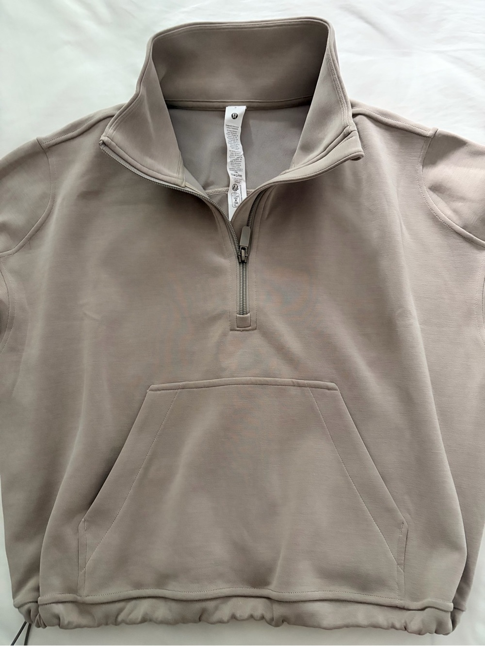 Lululemon Softstreme cropped size 8 Riverstone - Picture 7 of 8